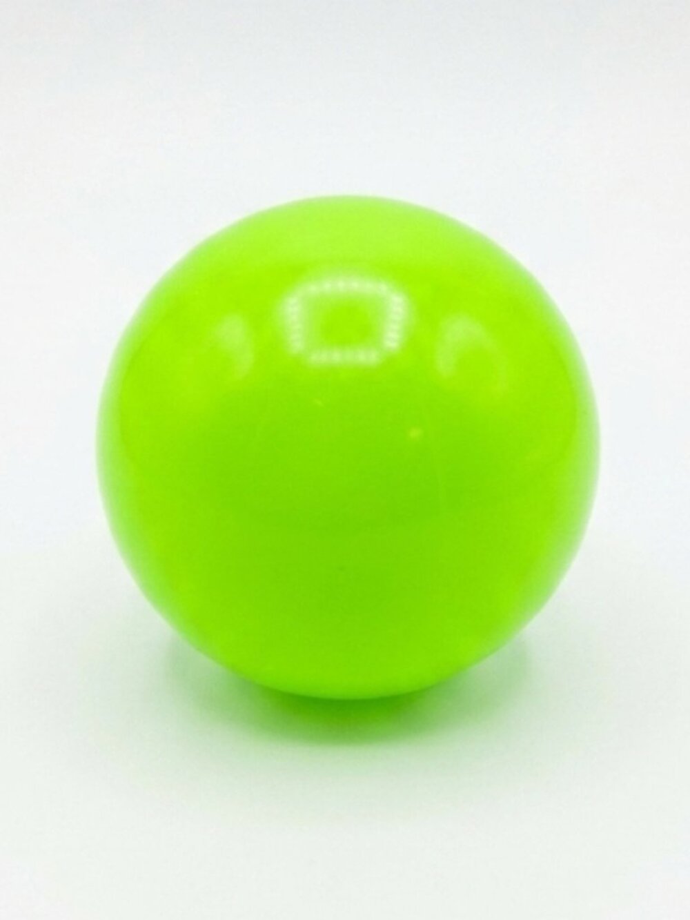 Bright Lime Green Plastic Ball